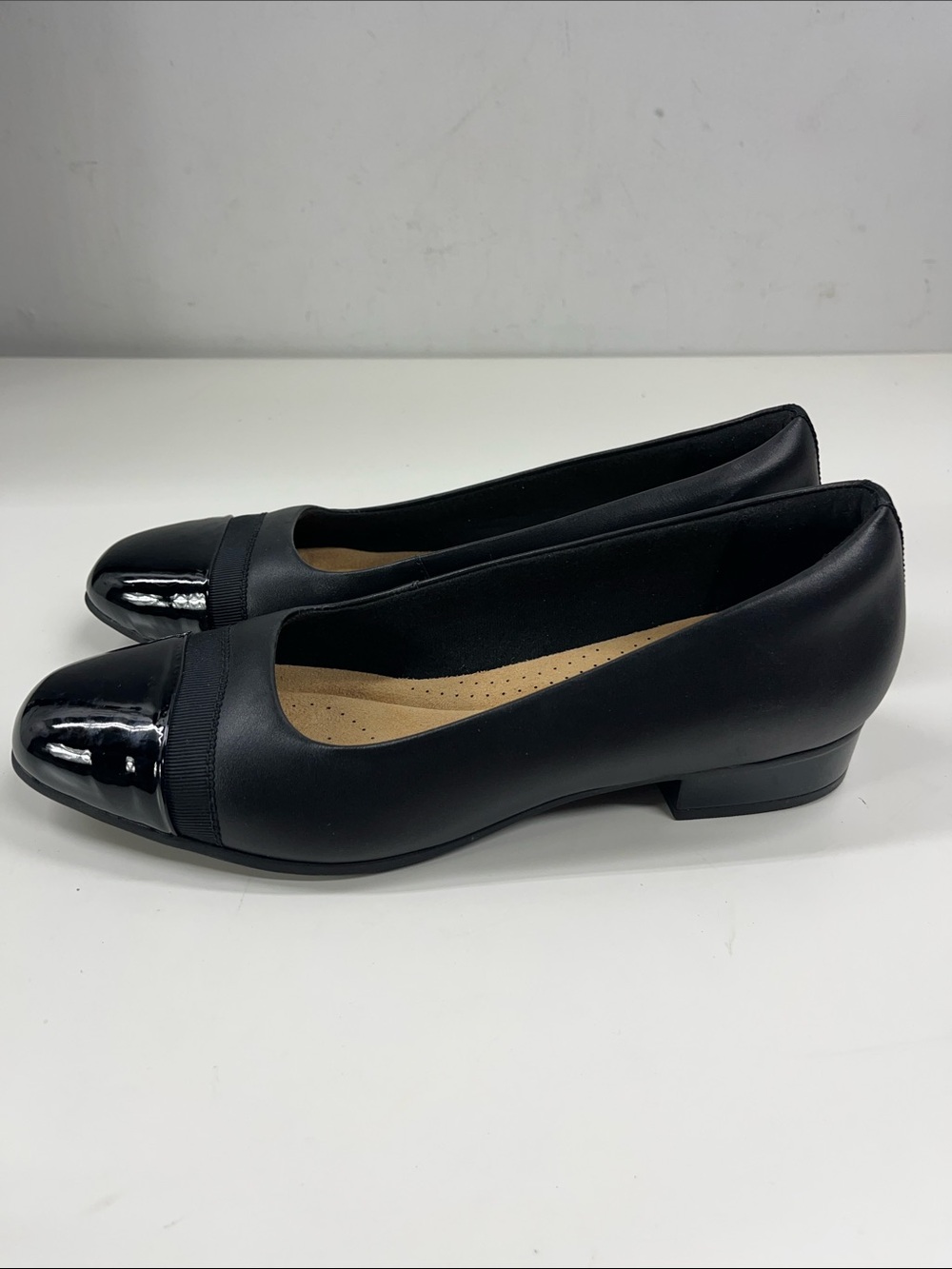 New Clarks Women's Juliet Monte Loafer Black Leather Size 8 - Picture 3 of 8